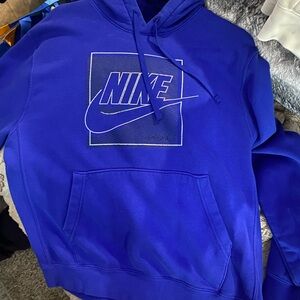 Nike Men's Blue Hoodie